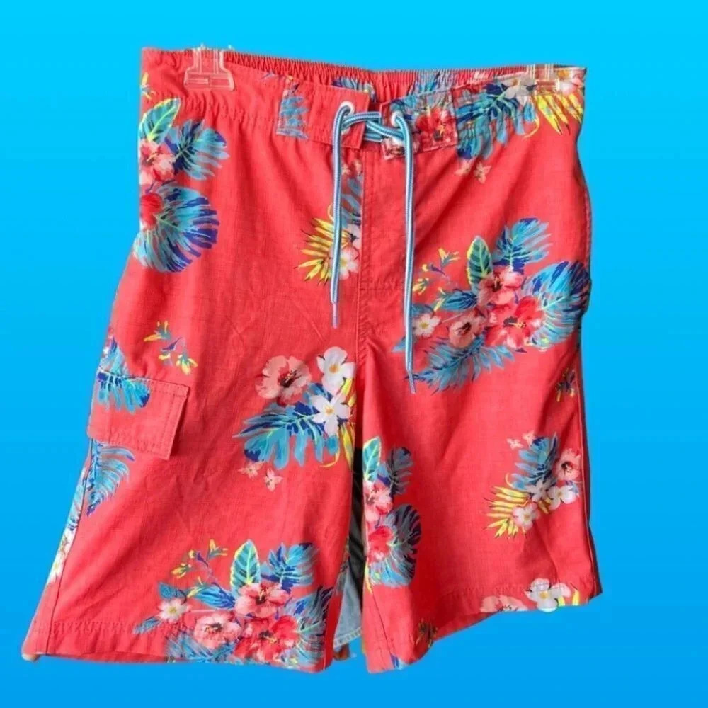 Tropical Board shorts / Swim Trunks - Size Small (28/30)